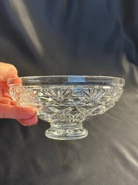 Waterford Cut Crystal Keane 6 Inch Footed Candy Bowl